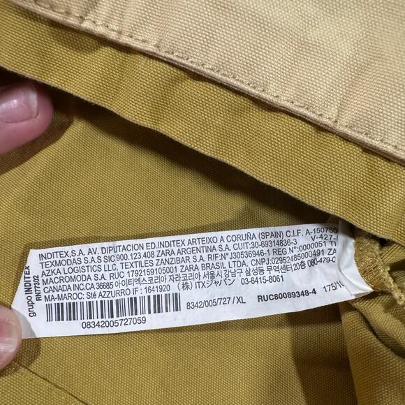 Zara Bloggers Overshirt Medallion Cropped Jacket Embroidered Patches Women XL - Picture 7 of 12